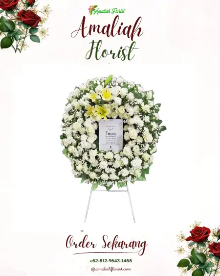 Krans Bunga Duka Cepokokuning